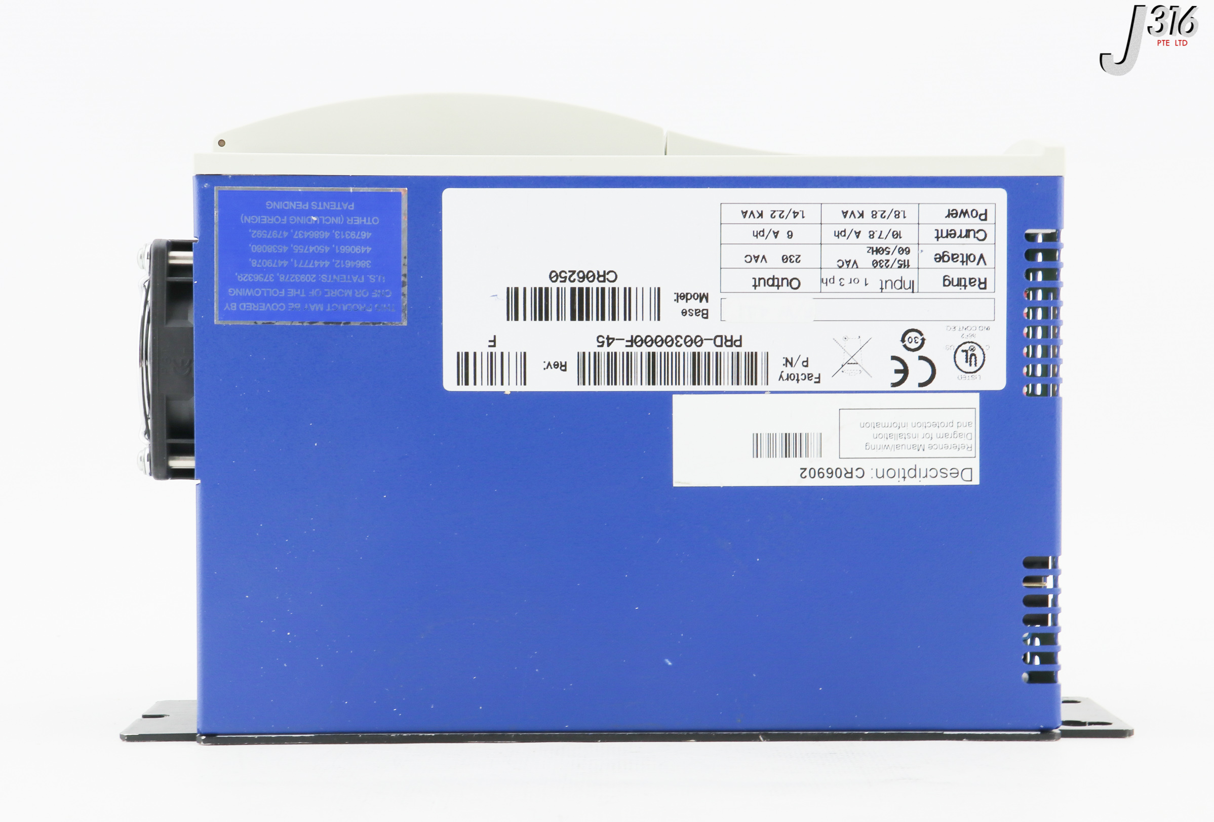 。 32648 KOLLMORGEN SERVODRIVE, SERVOSTAR CD, PRD-0030000F-45 CR06902